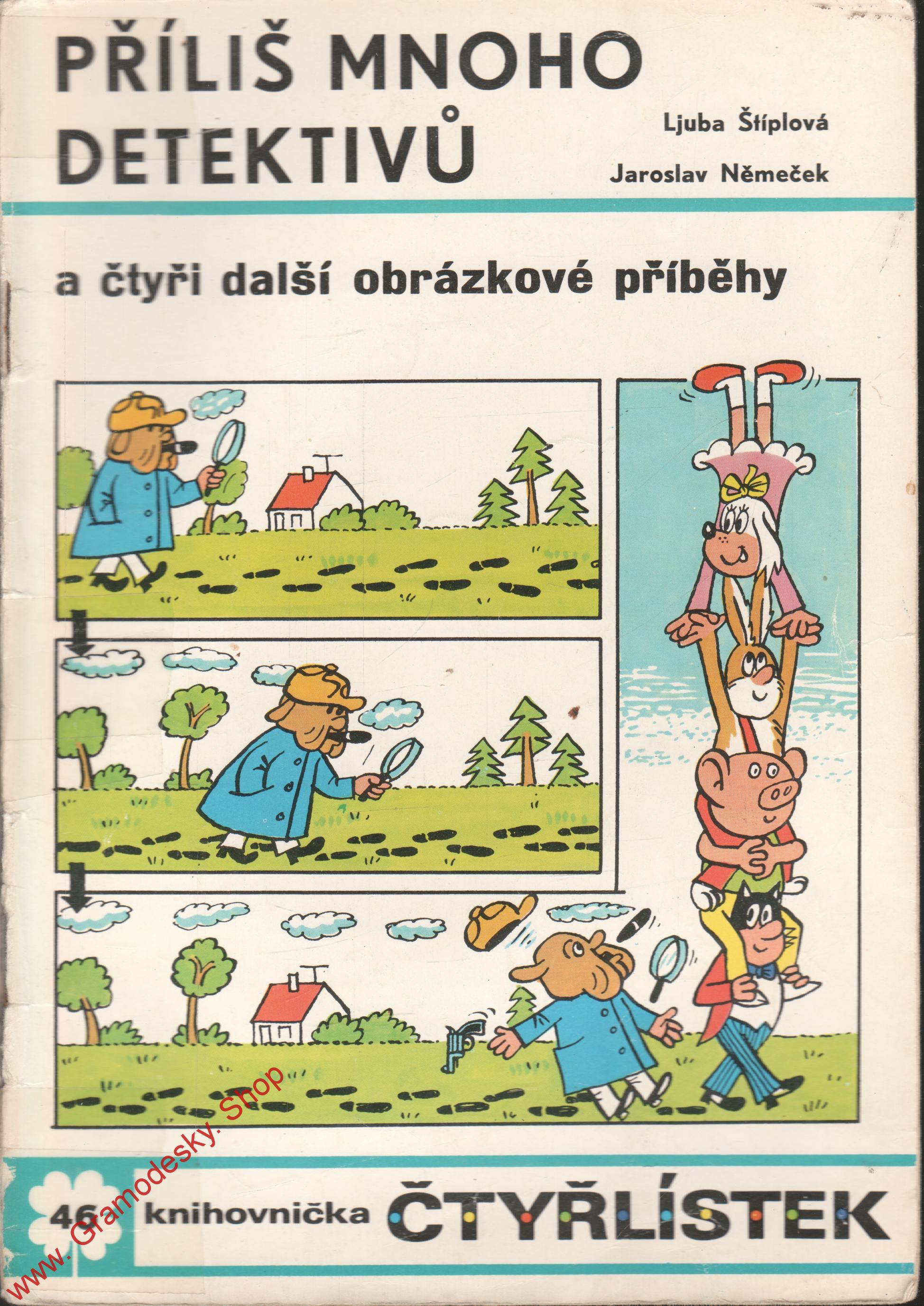 Čtyřlístek č. 046, Příliš mnoho detektivů, 1975